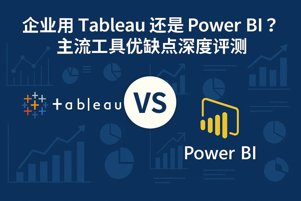企业用Tableau还是Power BI？主流工具优缺点深度评测